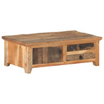 Table basse en bois massif d'acacia clair-La-Fabrique-Industrielle