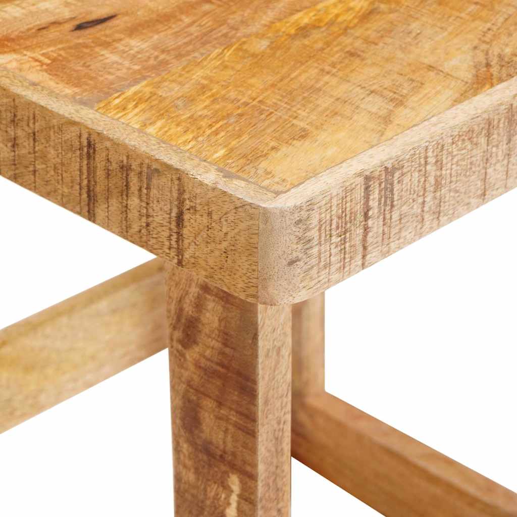 Table d'Appoint 50X50 en Bois de Manguier Massif-La-Fabrique-Industrielle