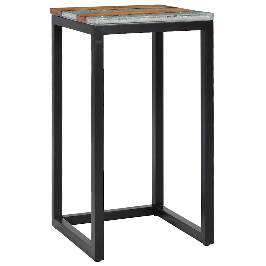 Table d'Appoint Gigogne en Bois de Teck 40 cm-La-Fabrique-Industrielle