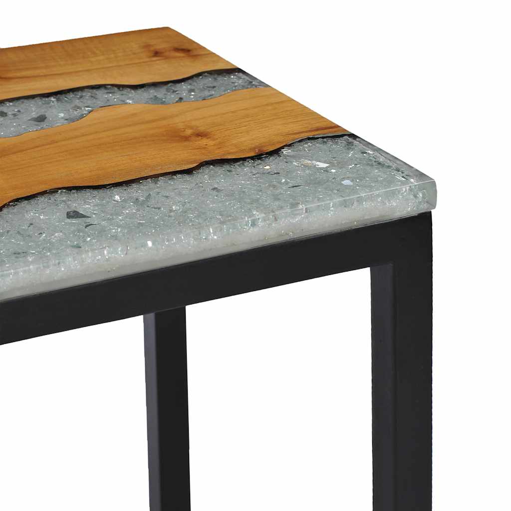 Table d'Appoint Gigogne en Bois de Teck 40 cm-La-Fabrique-Industrielle