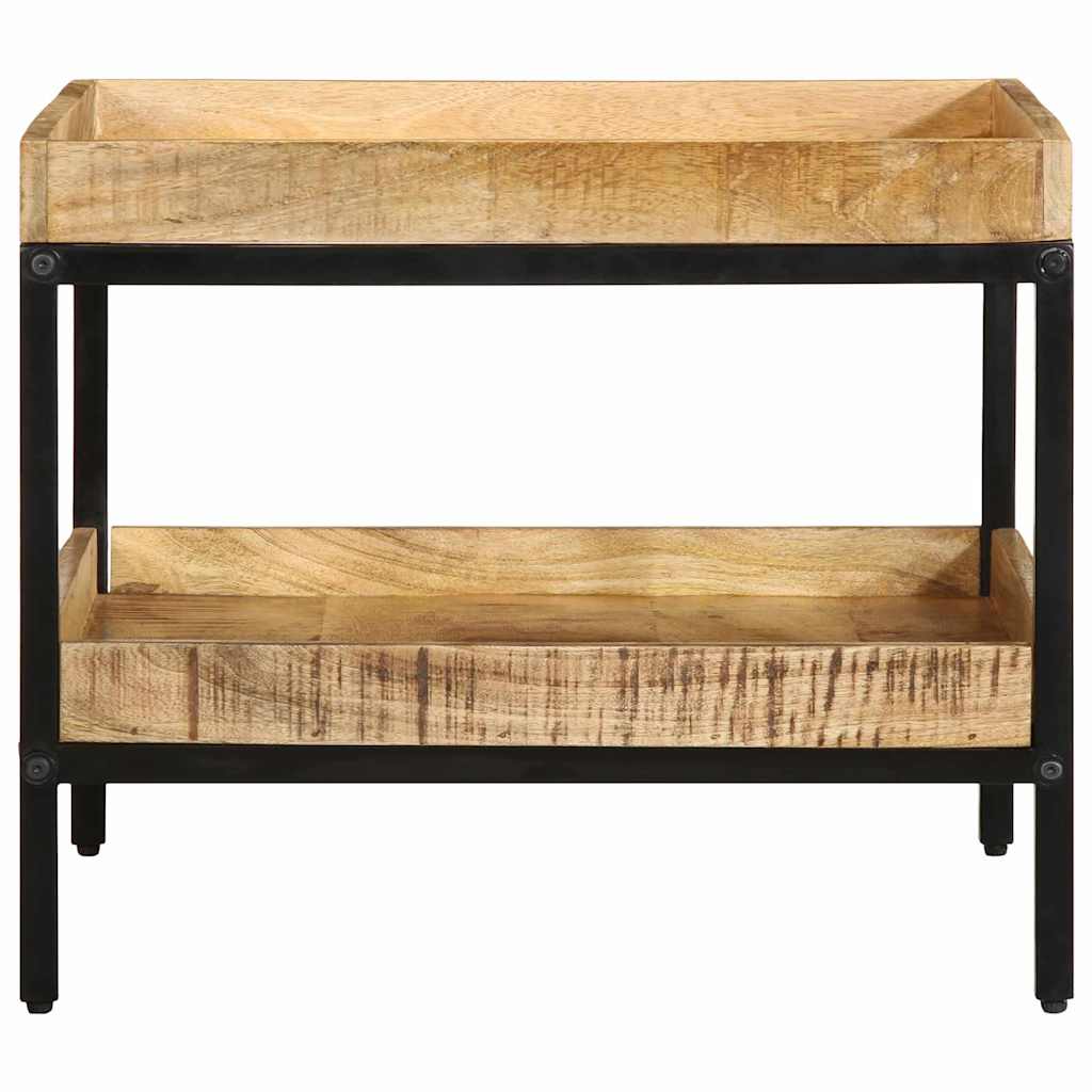 Table d'Appoint Industrielle en Bois Massif de Manguier-La-Fabrique-Industrielle