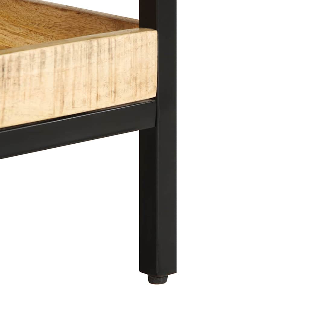 Table d'Appoint Industrielle en Bois Massif de Manguier-La-Fabrique-Industrielle