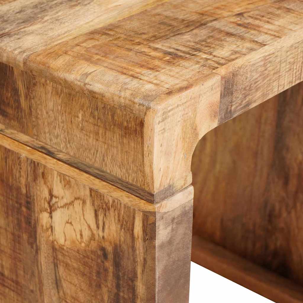 Table d'Appoint Industrielle en Bois de Manguier Massif-La-Fabrique-Industrielle