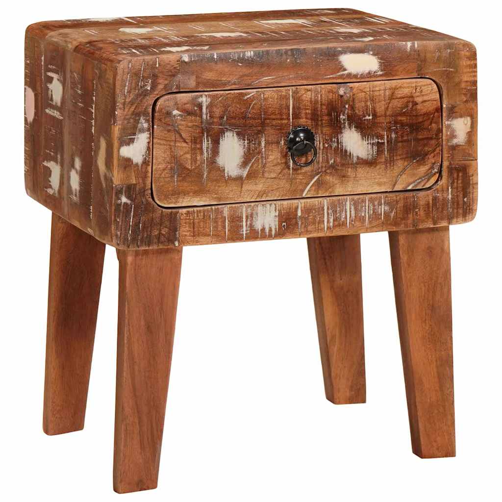 Table d'Appoint Industrielle en Bois de Manguier-La-Fabrique-Industrielle
