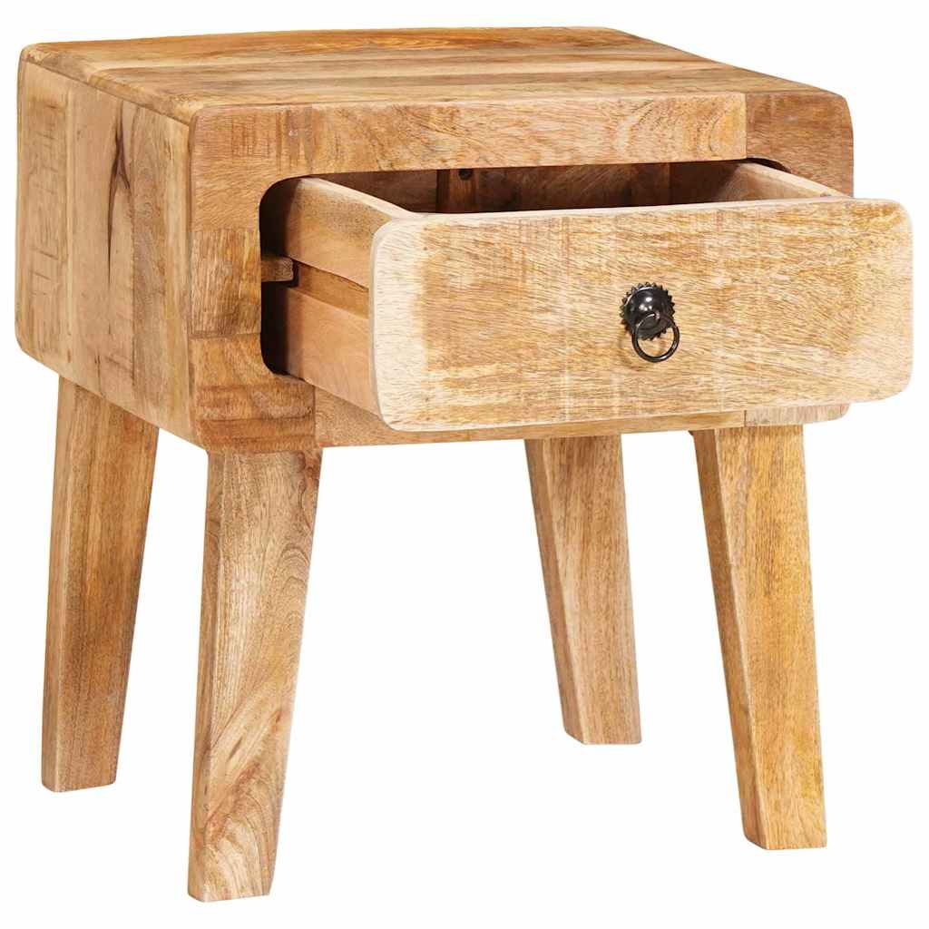 Table d'Appoint Industrielle en Bois de Manguier-La-Fabrique-Industrielle