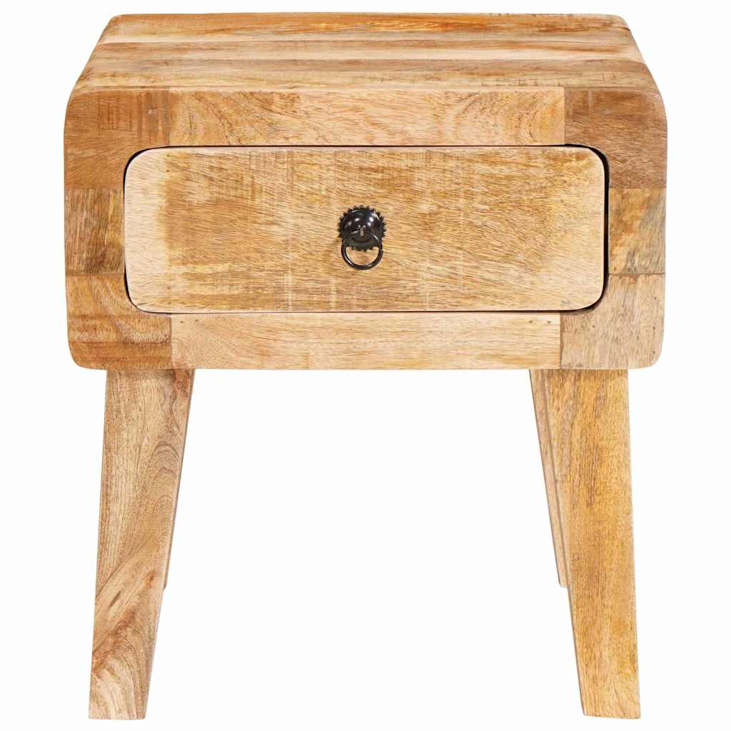 Table d'Appoint Industrielle en Bois de Manguier-La-Fabrique-Industrielle