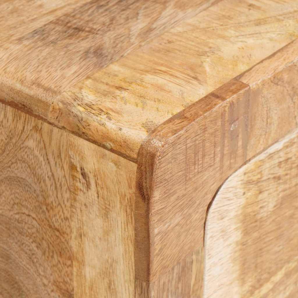 Table d'Appoint Industrielle en Bois de Manguier-La-Fabrique-Industrielle
