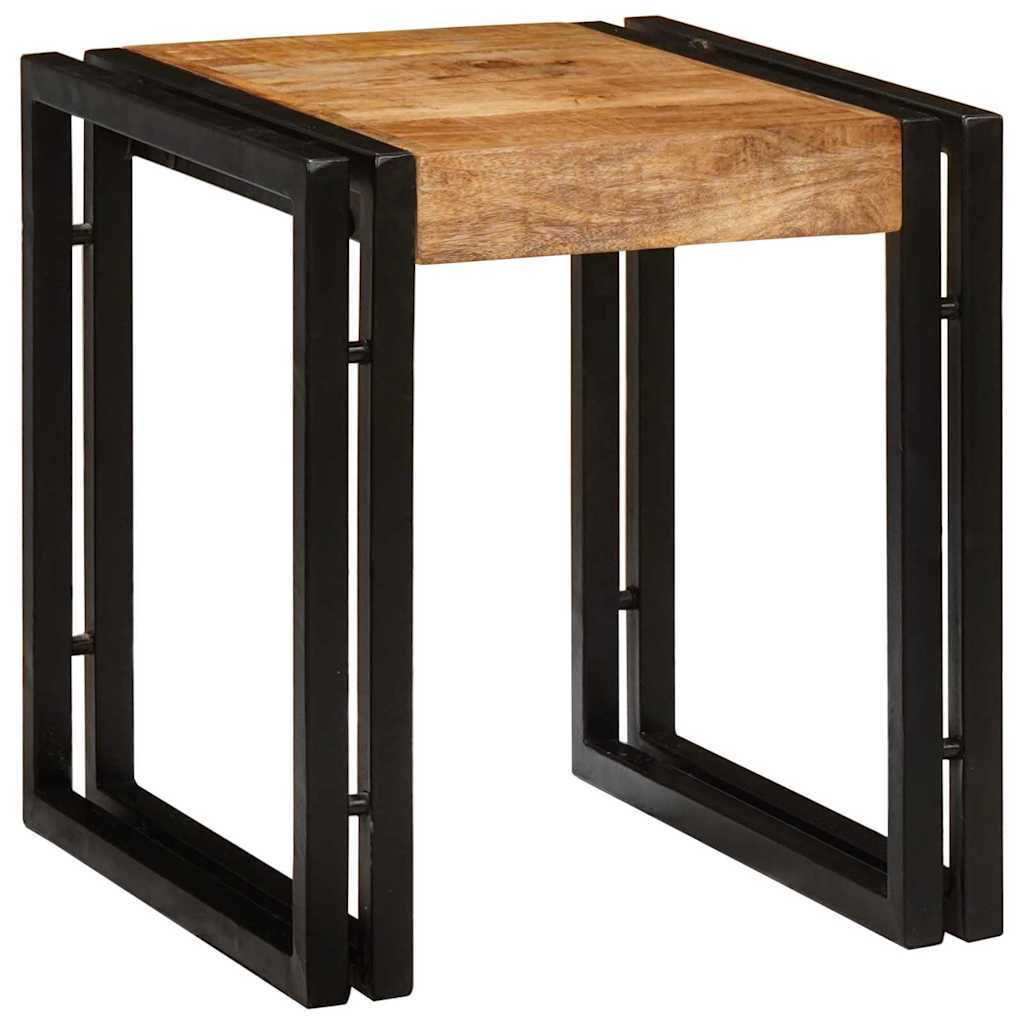 Table d'Appoint Style Industriel en Bois de Manguier-La-Fabrique-Industrielle