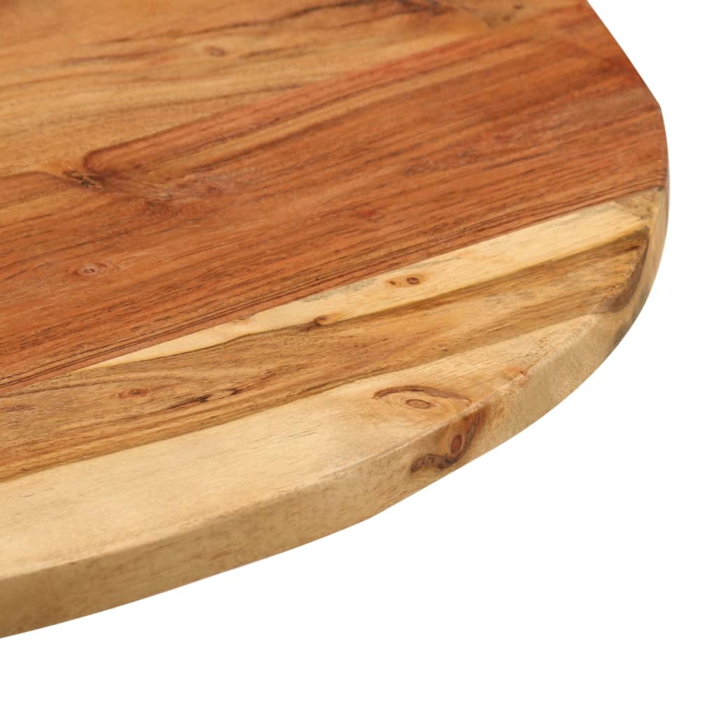 Table d'Appoint Vintage en Bois d'Acacia et Fonte-La-Fabrique-Industrielle