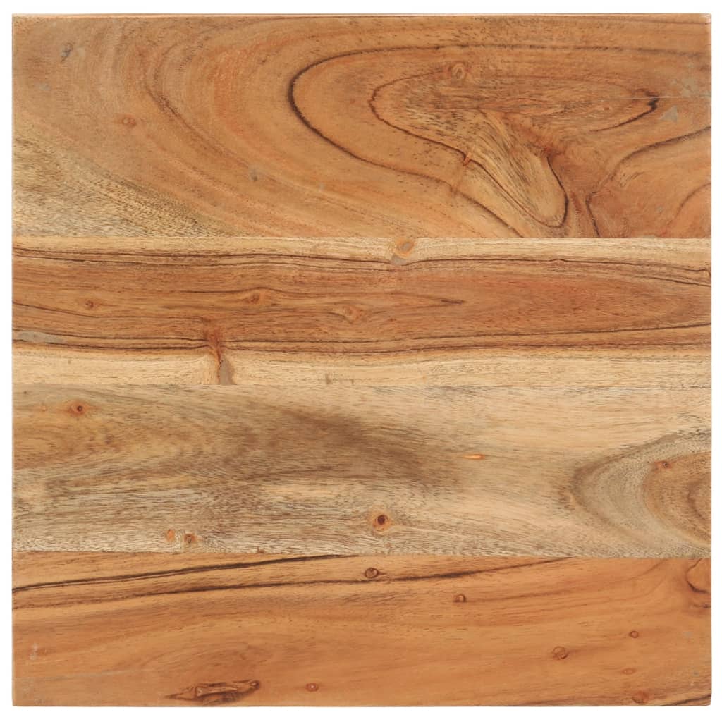 Table d'Appoint en Bois Massif et Design Industriel-La-Fabrique-Industrielle
