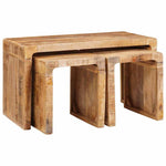 Table d'Appoint en Bois Naturel de Manguier Massif-La-Fabrique-Industrielle