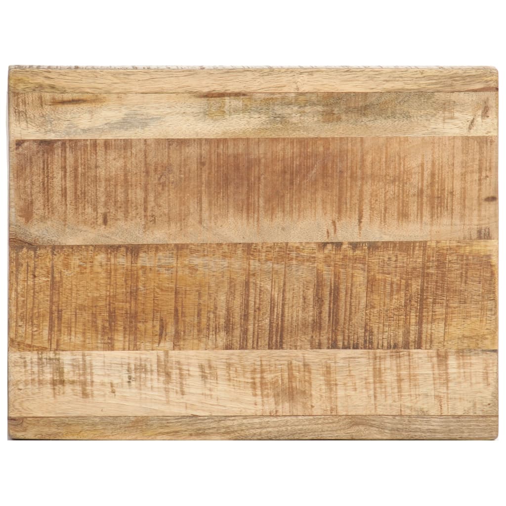 Table d'Appoint en Bois Noir et Acier Industriel-La-Fabrique-Industrielle