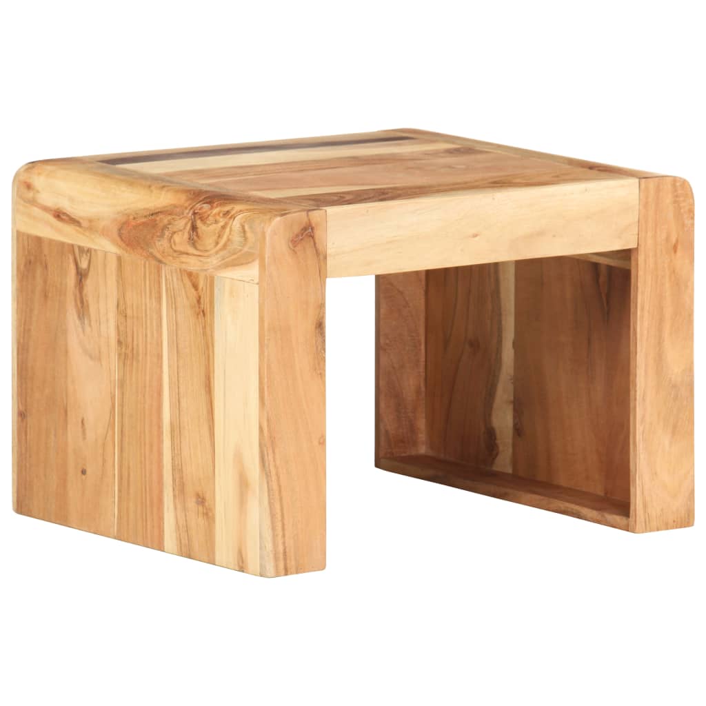 Table d'Appoint en Bois d'Acacia Style Industriel-La-Fabrique-Industrielle