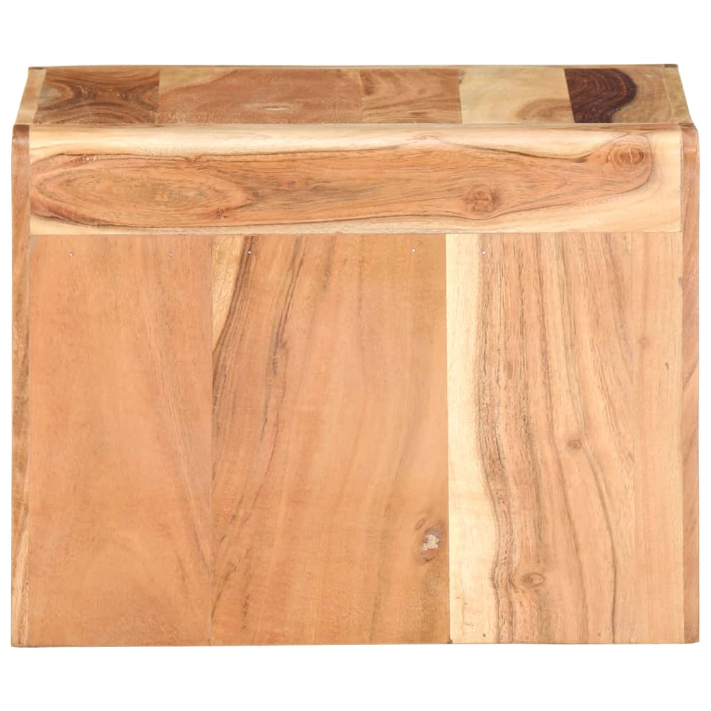 Table d'Appoint en Bois d'Acacia Style Industriel-La-Fabrique-Industrielle