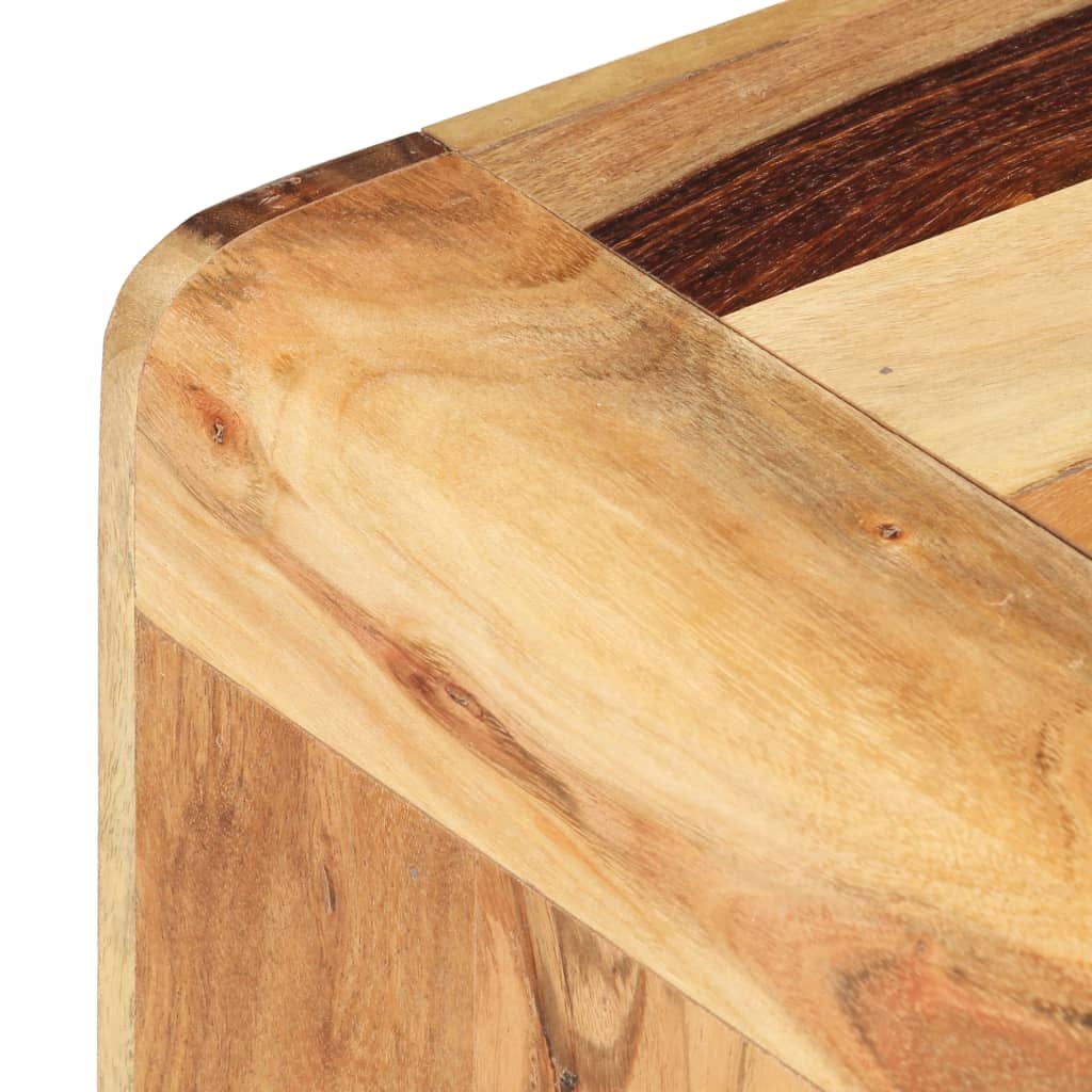 Table d'Appoint en Bois d'Acacia Style Industriel-La-Fabrique-Industrielle