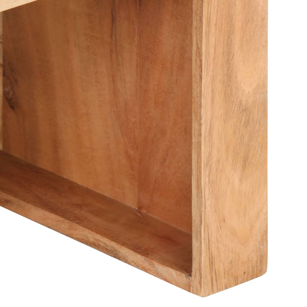 Table d'Appoint en Bois d'Acacia Style Industriel-La-Fabrique-Industrielle