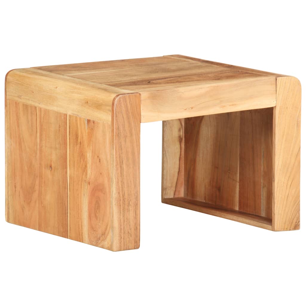 Table d'Appoint en Bois d'Acacia Style Industriel-La-Fabrique-Industrielle