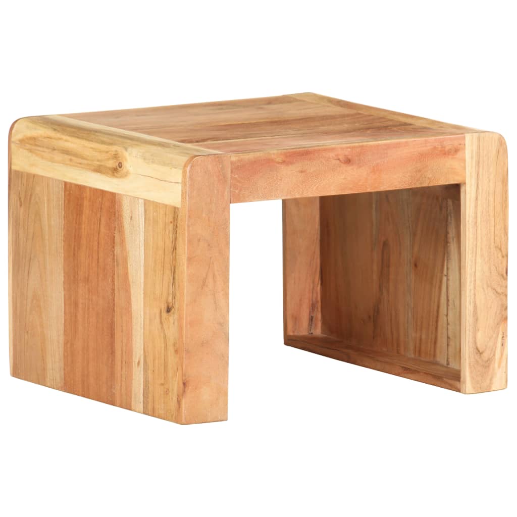 Table d'Appoint en Bois d'Acacia Style Industriel-La-Fabrique-Industrielle