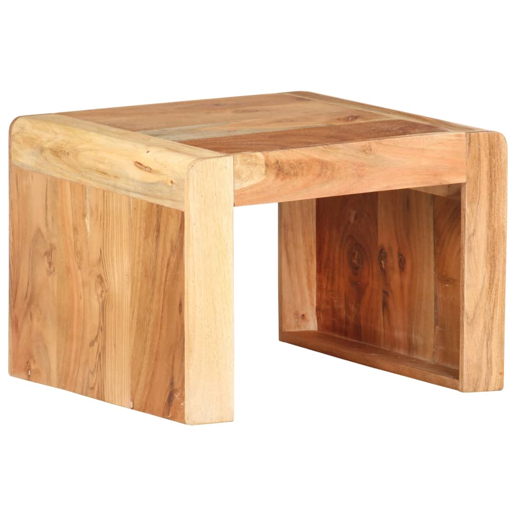 Table d'Appoint en Bois d'Acacia Style Industriel-La-Fabrique-Industrielle