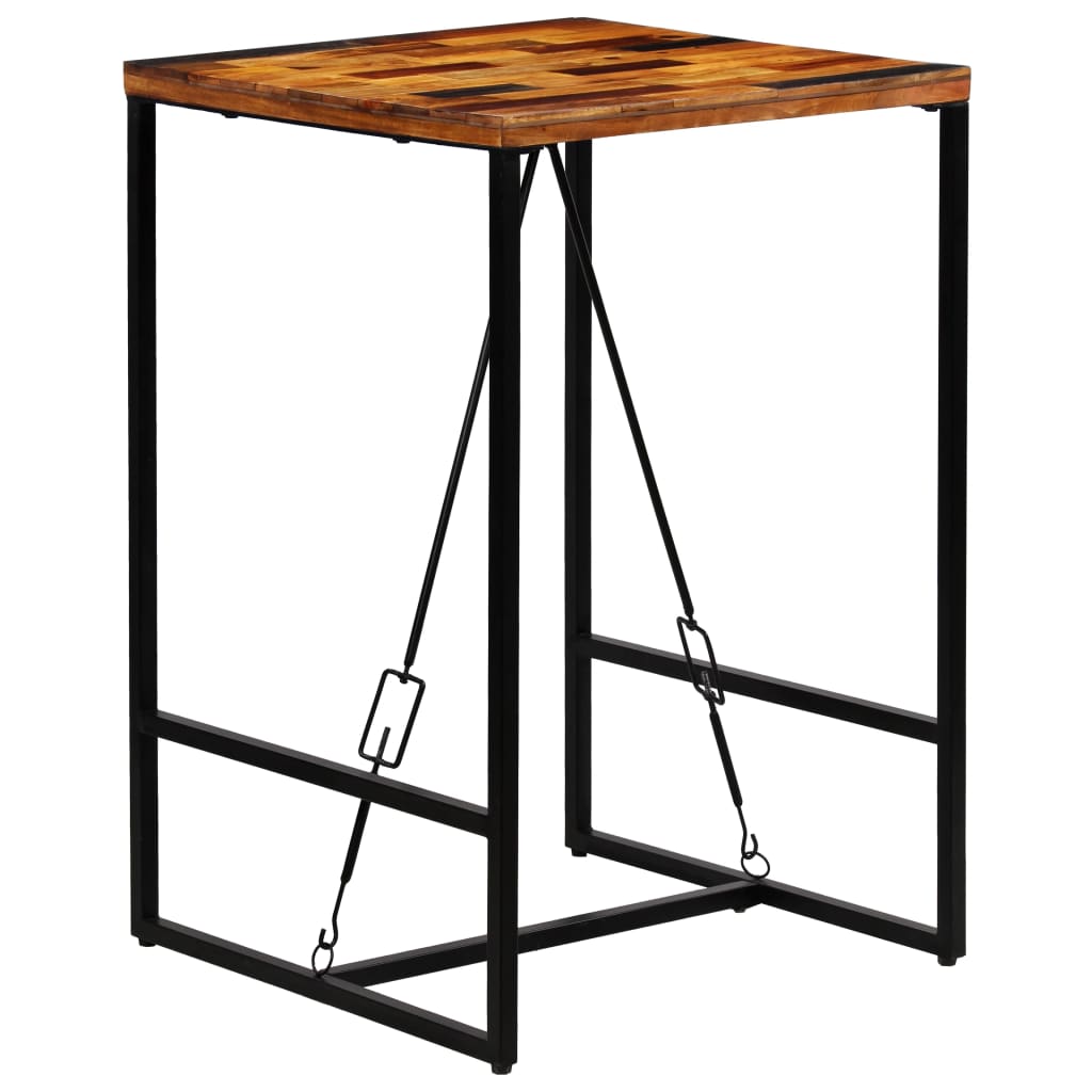Table de Bar Industrielle en Bois de Récupération-La-Fabrique-Industrielle