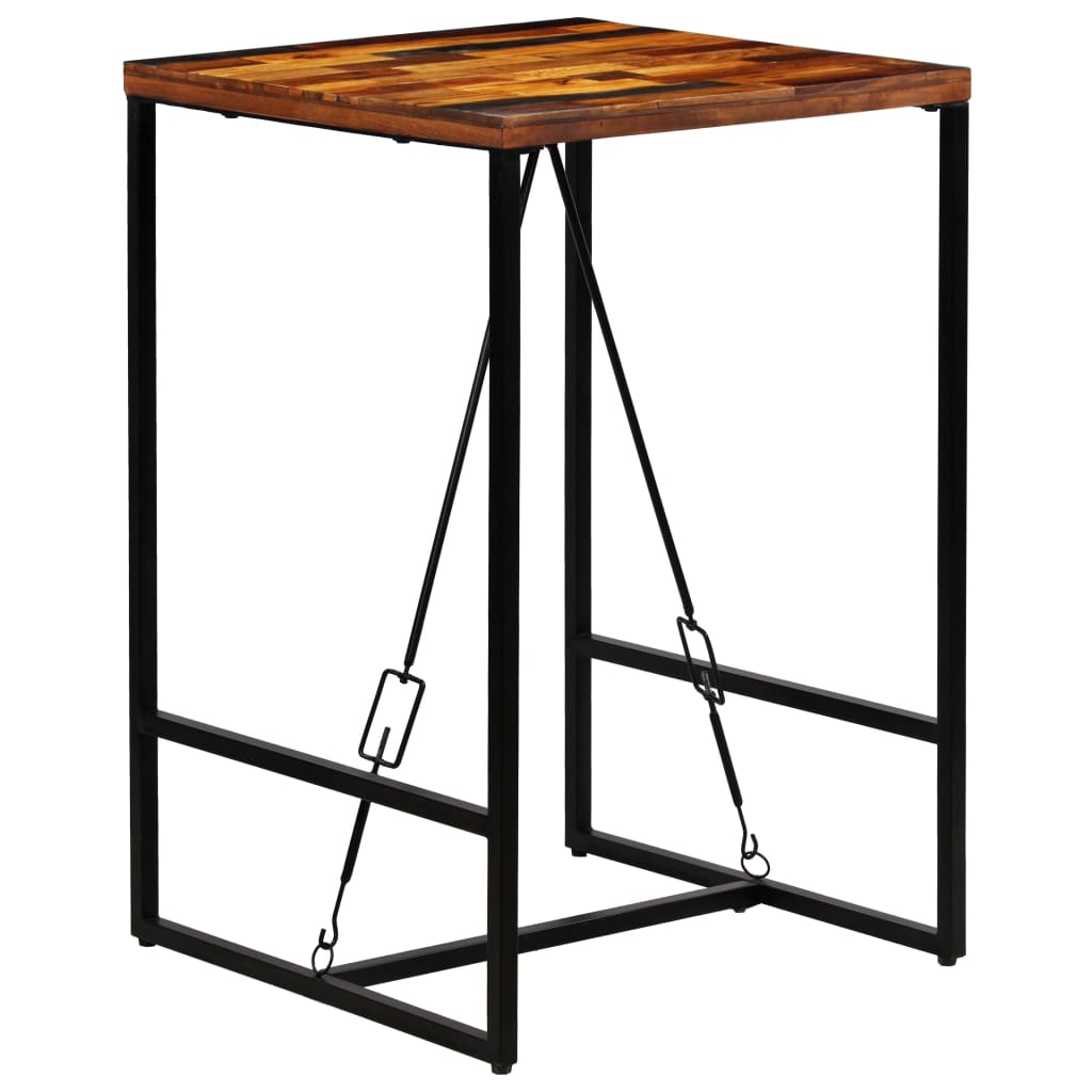 Table de Bar Industrielle en Bois de Récupération-La-Fabrique-Industrielle