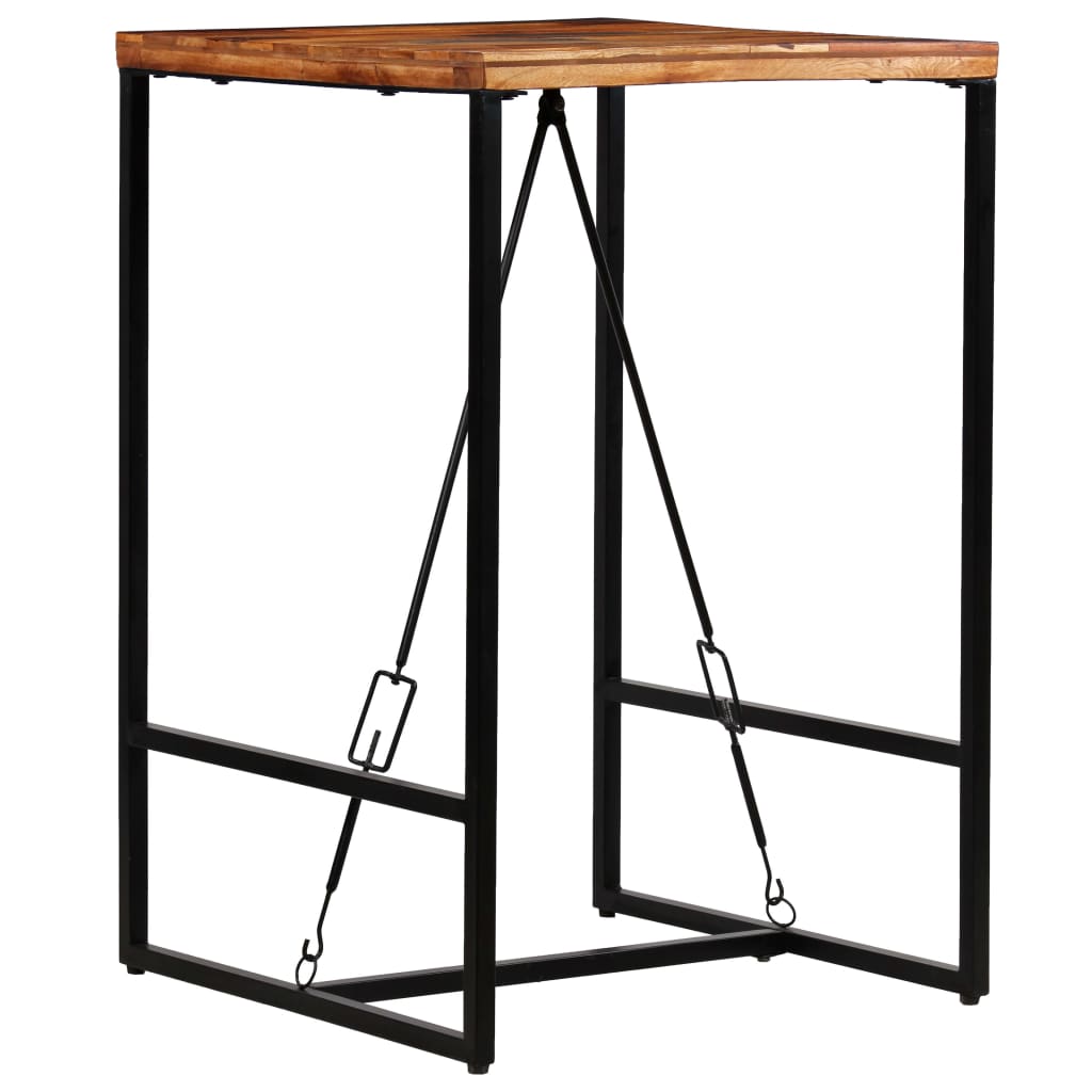 Table de Bar Industrielle en Bois de Récupération-La-Fabrique-Industrielle
