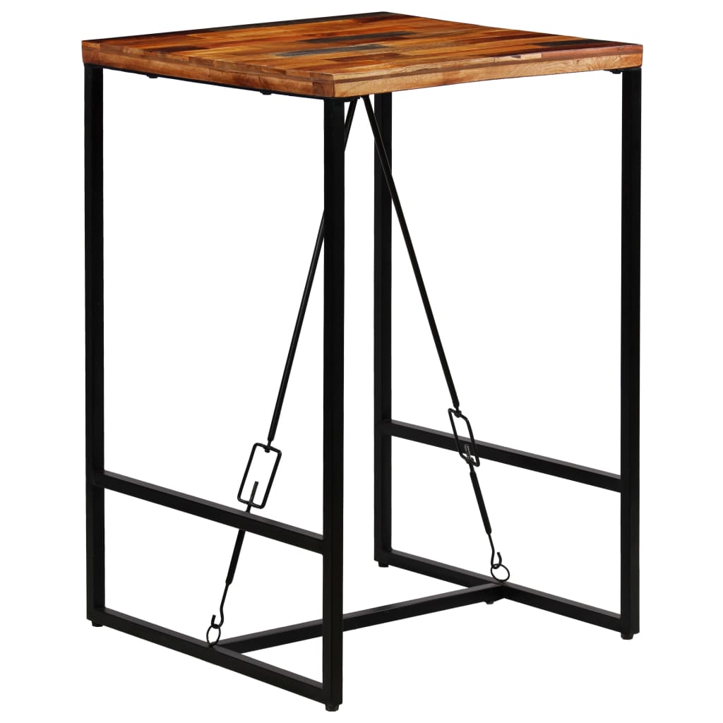 Table de Bar Industrielle en Bois de Récupération-La-Fabrique-Industrielle