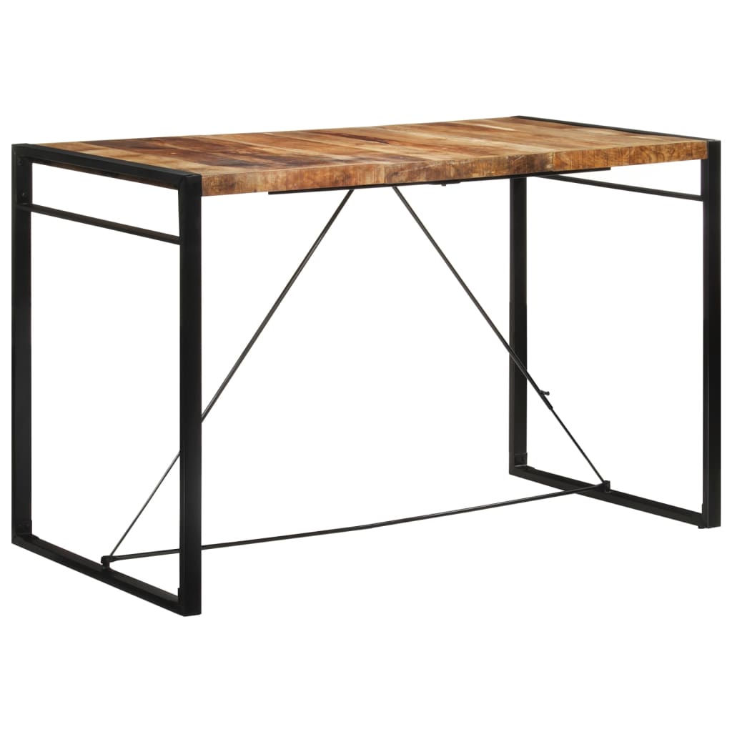 Table de Bar Industrielle en Bois et Métal Noir-La-Fabrique-Industrielle