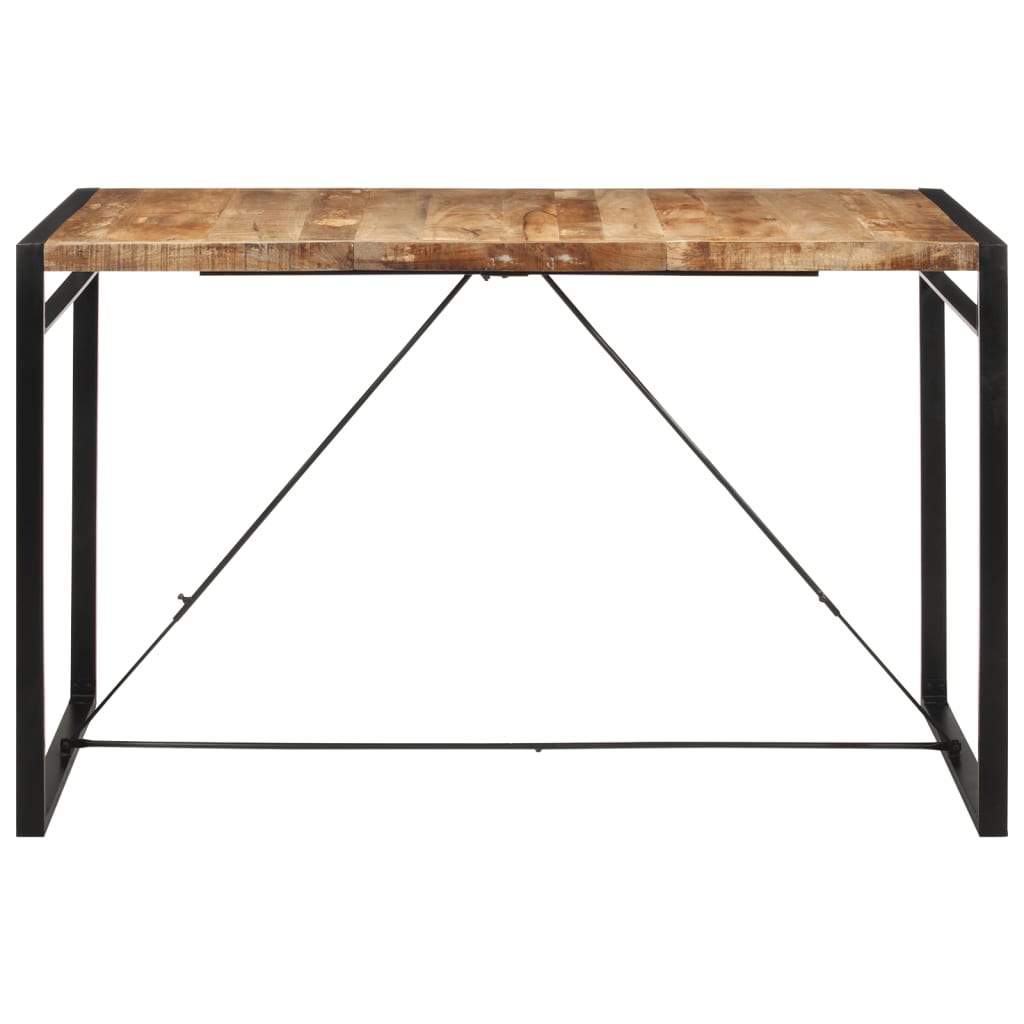 Table de Bar Industrielle en Bois et Métal Noir-La-Fabrique-Industrielle