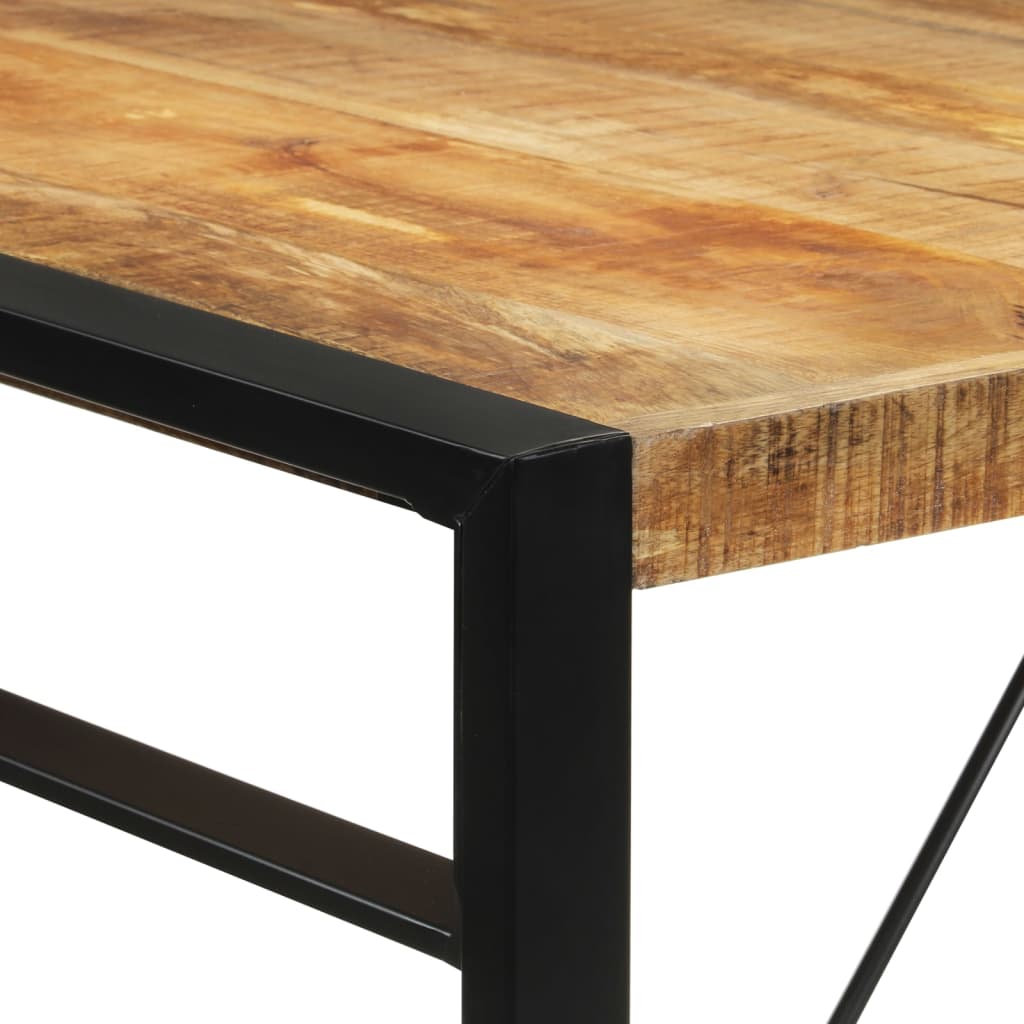 Table de Bar Industrielle en Bois et Métal Noir-La-Fabrique-Industrielle