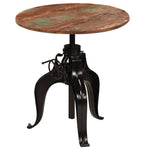 Table de Bar Ronde en Bois Authentique-La-Fabrique-Industrielle