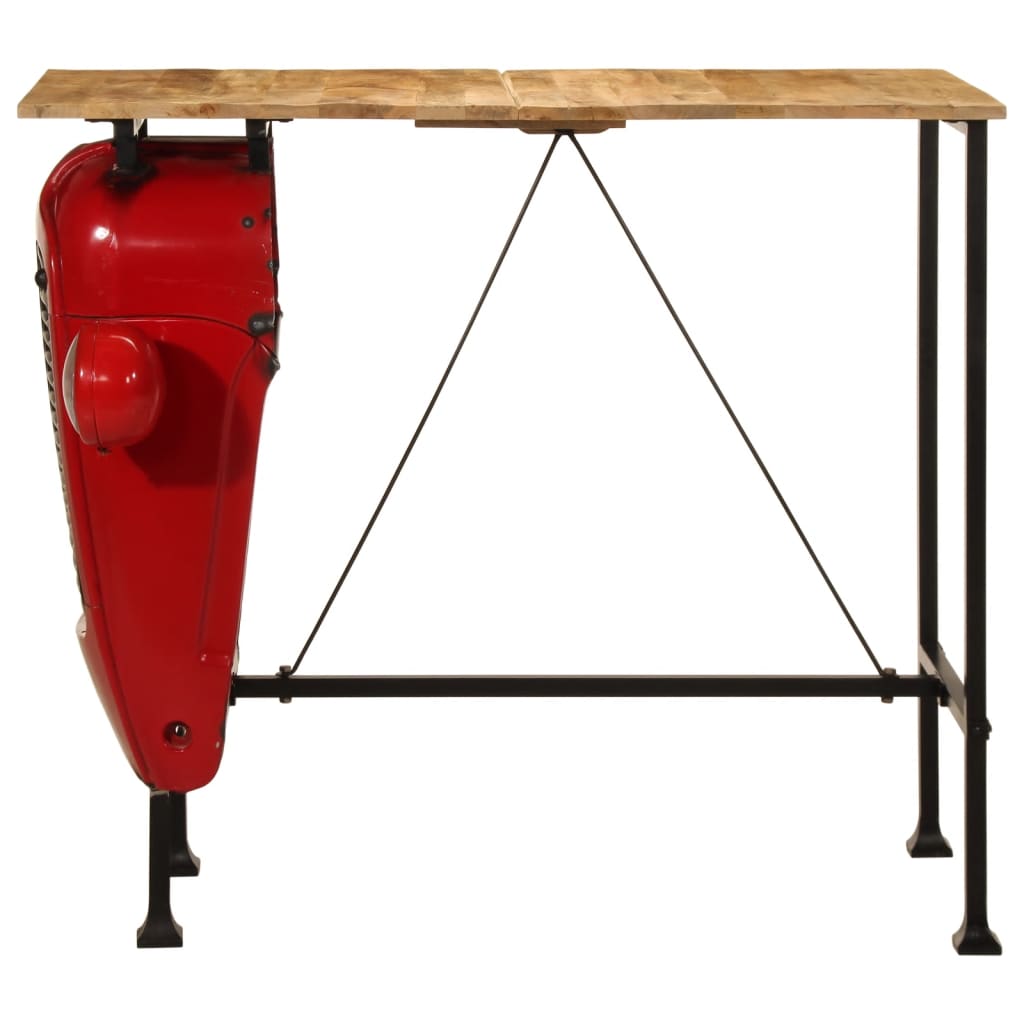 Table de Bar en Bois au Style Industriel Vintage-La-Fabrique-Industrielle