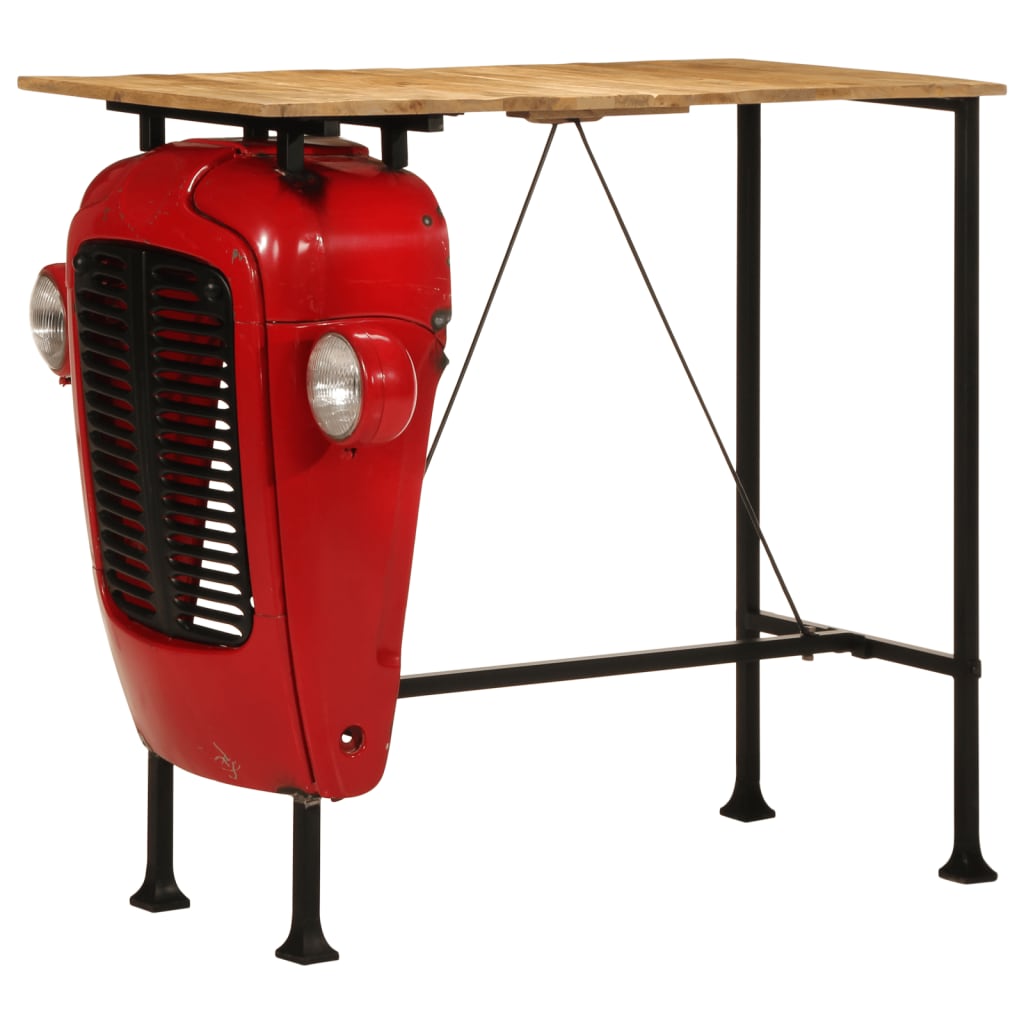 Table de Bar en Bois au Style Industriel Vintage-La-Fabrique-Industrielle
