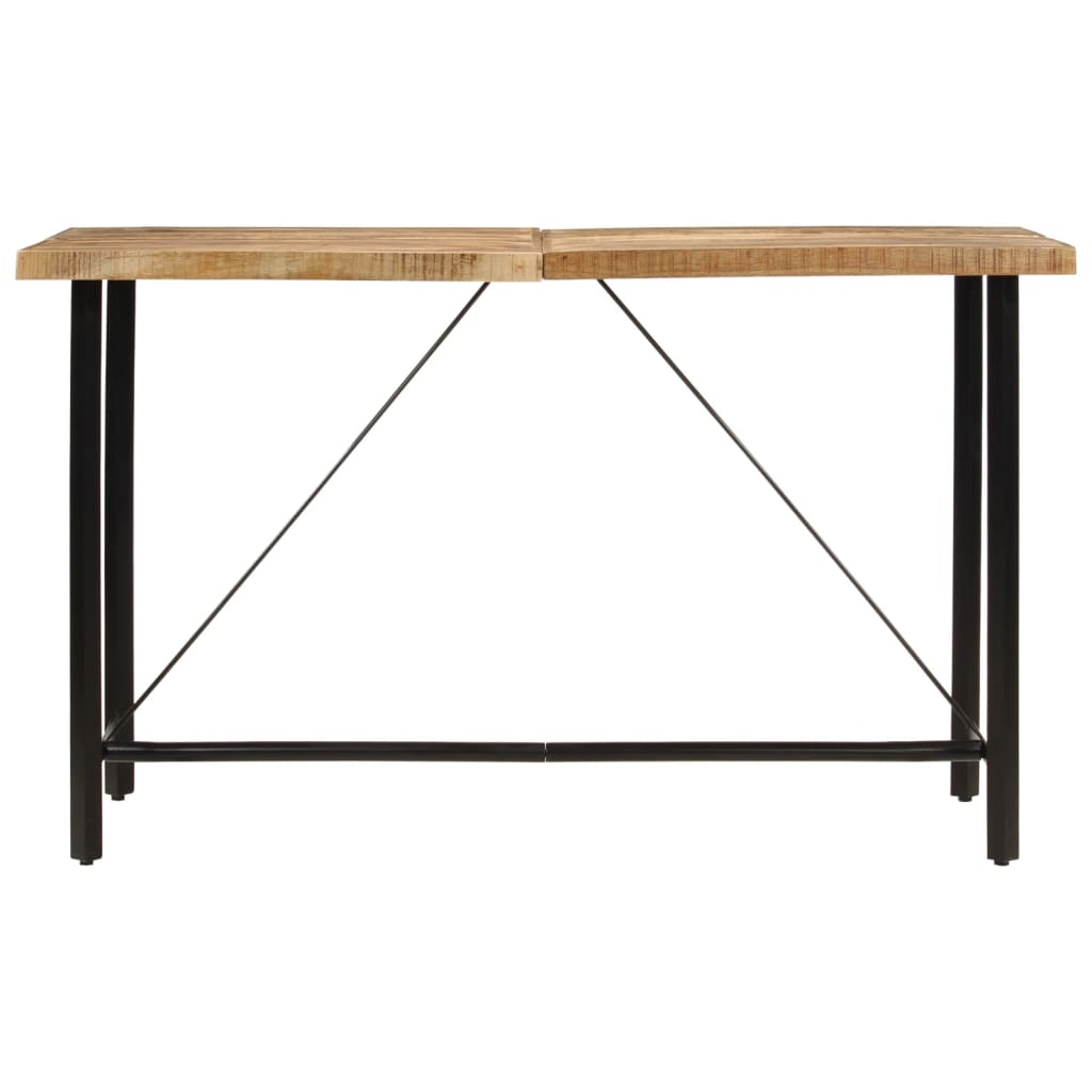 Table de Bar en Bois et Fer au Style Industriel-La-Fabrique-Industrielle