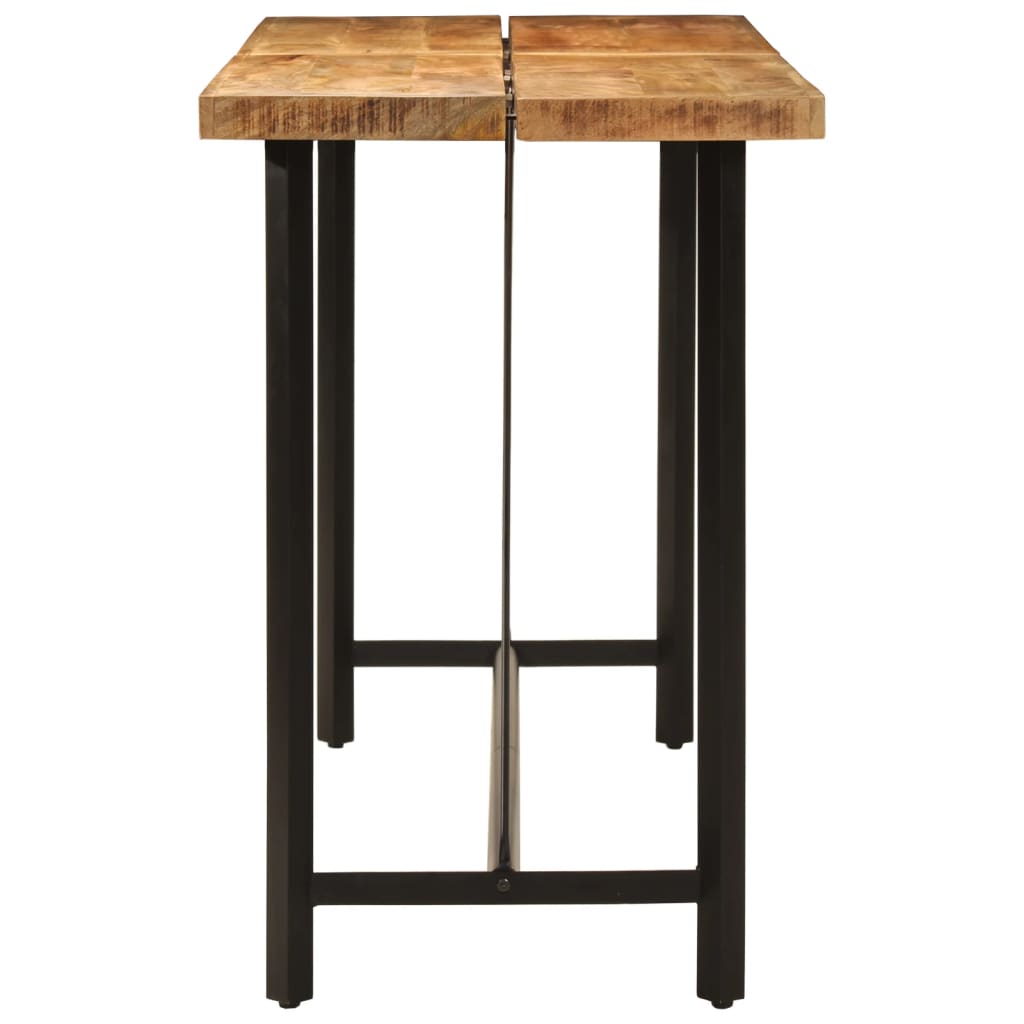 Table de Bar en Bois et Fer au Style Industriel-La-Fabrique-Industrielle