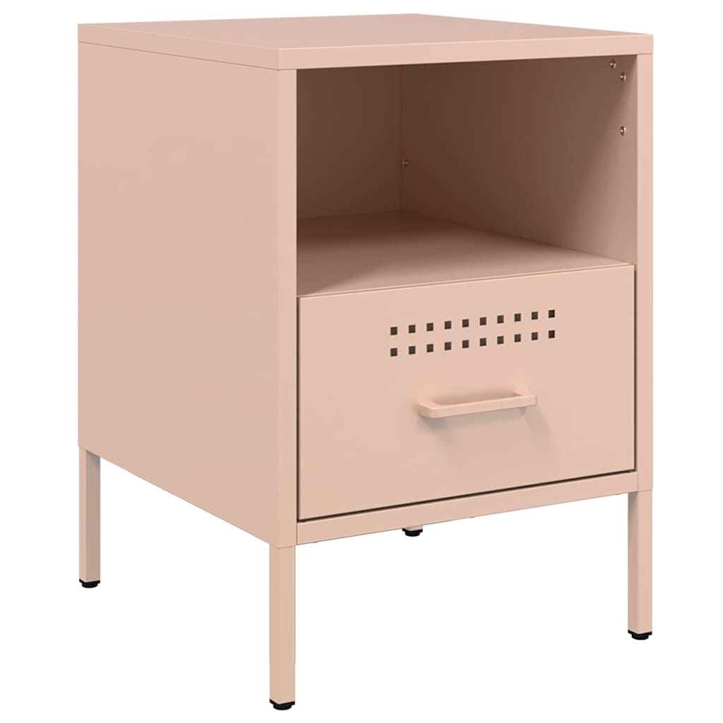 Table de Chevet Design en Acier Style Industriel-La-Fabrique-Industrielle