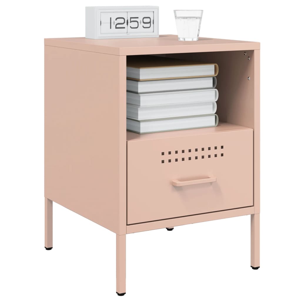 Table de Chevet Design en Acier Style Industriel-La-Fabrique-Industrielle