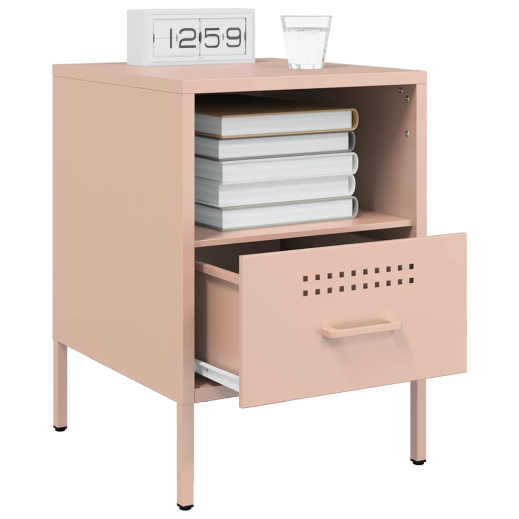 Table de Chevet Design en Acier Style Industriel-La-Fabrique-Industrielle