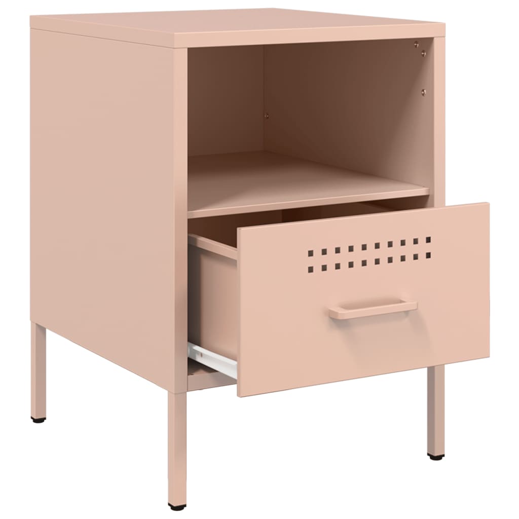 Table de Chevet Design en Acier Style Industriel-La-Fabrique-Industrielle