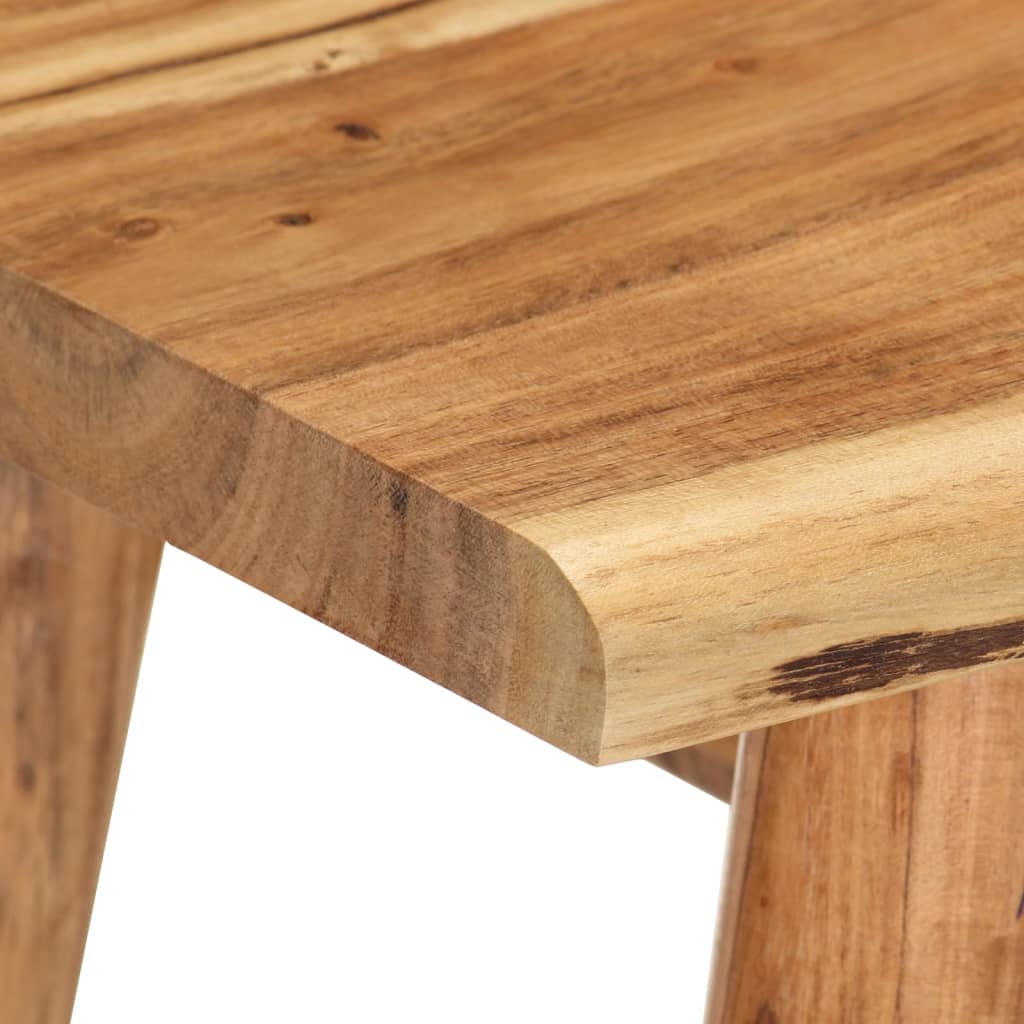 Table de Chevet Design en Bois d'Acacia Industriel-La-Fabrique-Industrielle