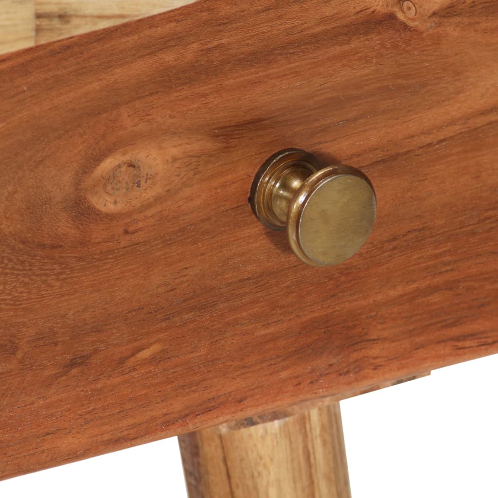 Table de Chevet Design en Bois d'Acacia Industriel-La-Fabrique-Industrielle