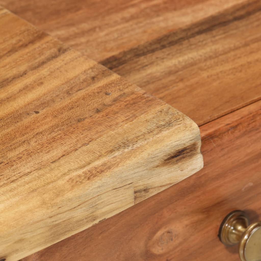 Table de Chevet Design en Bois d'Acacia Industriel-La-Fabrique-Industrielle