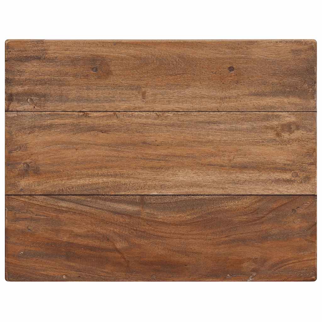 Table de Chevet Industrielle en Bois Vintage d'Acajou-La-Fabrique-Industrielle