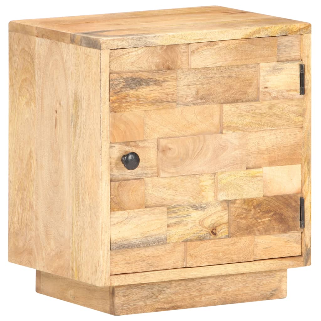 Table de Chevet Industrielle en Bois de Manguier Naturel-La-Fabrique-Industrielle