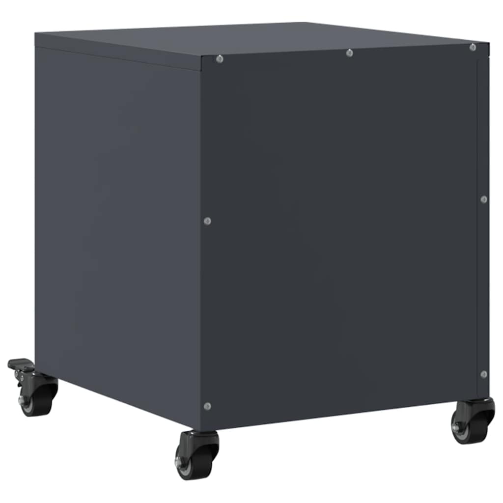 Table de Chevet Industrielle en Métal avec Porte-La-Fabrique-Industrielle