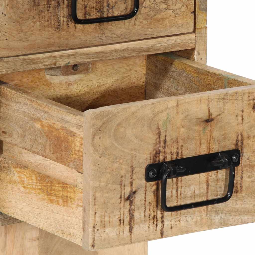 Table de Chevet Murale en Bois de Manguier Brut-La-Fabrique-Industrielle