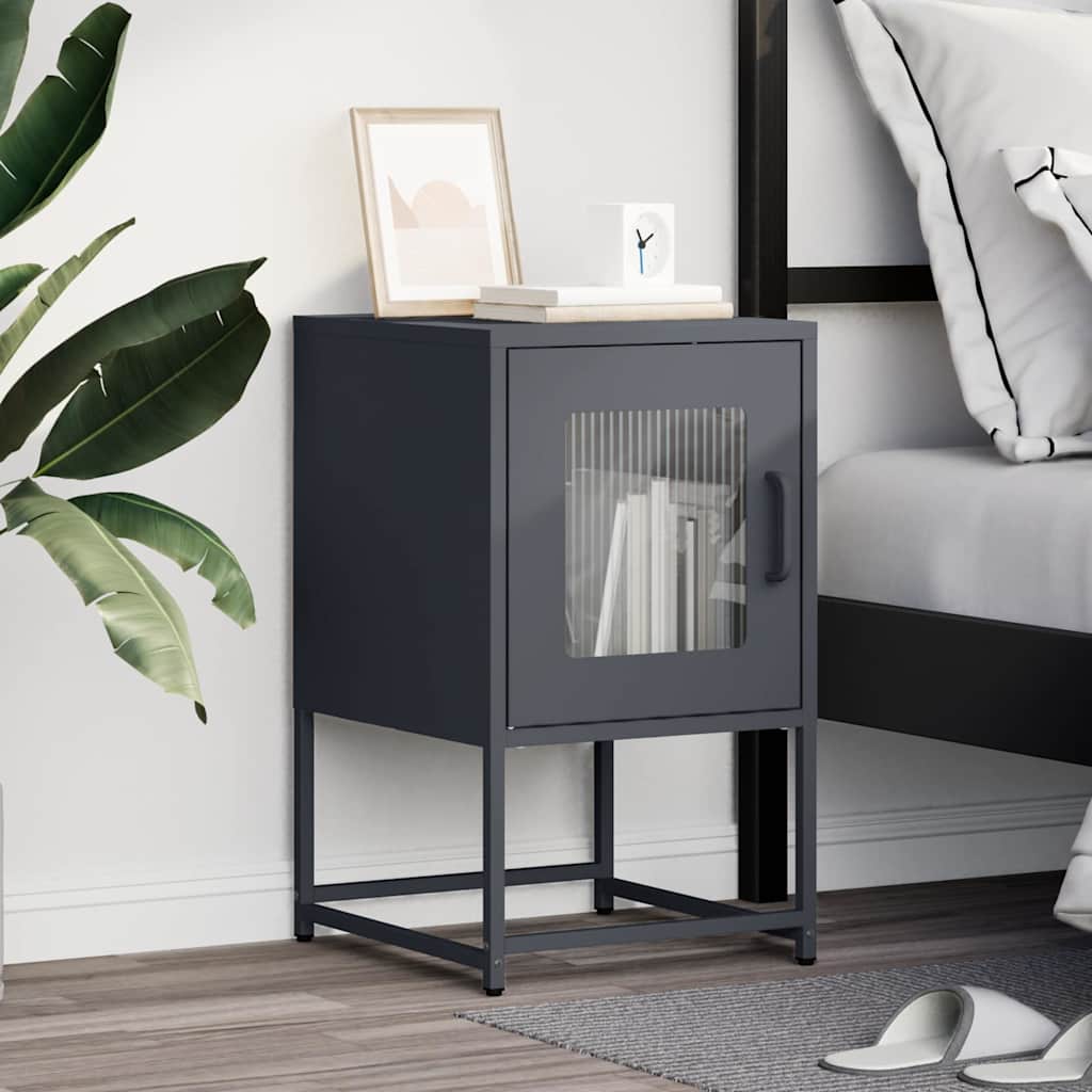 Table de Chevet avec Casier Style Industriel-La-Fabrique-Industrielle