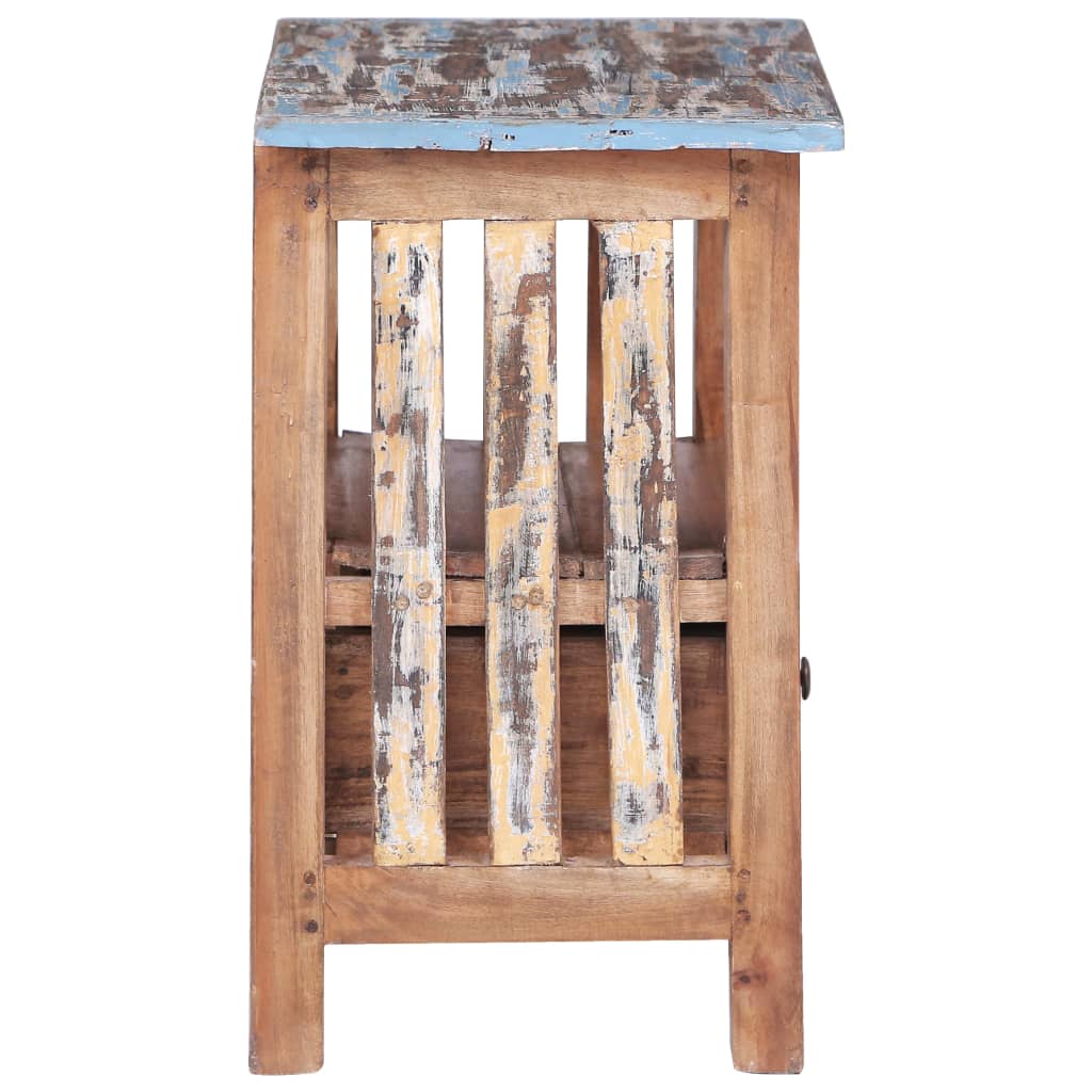 Table de Chevet en Bois d'Acajou Massif-La-Fabrique-Industrielle