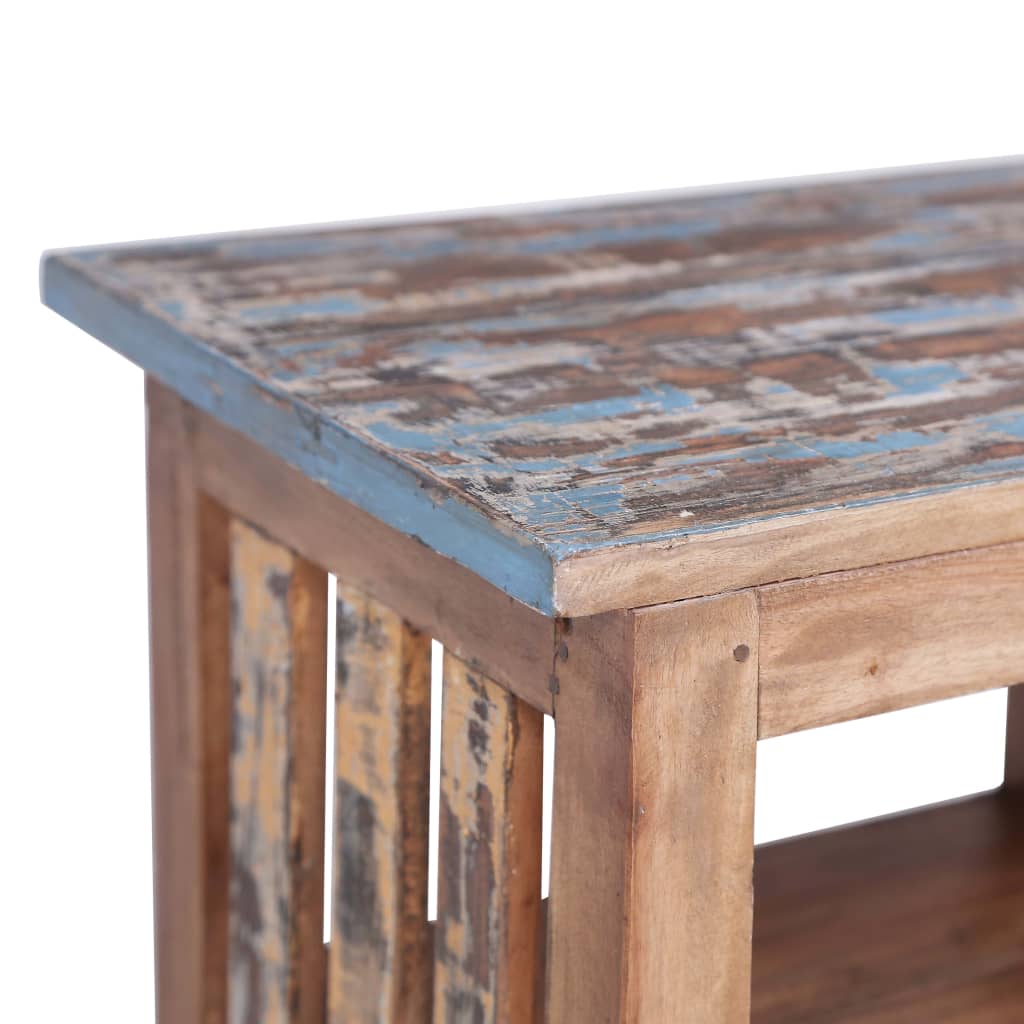 Table de Chevet en Bois d'Acajou Massif-La-Fabrique-Industrielle