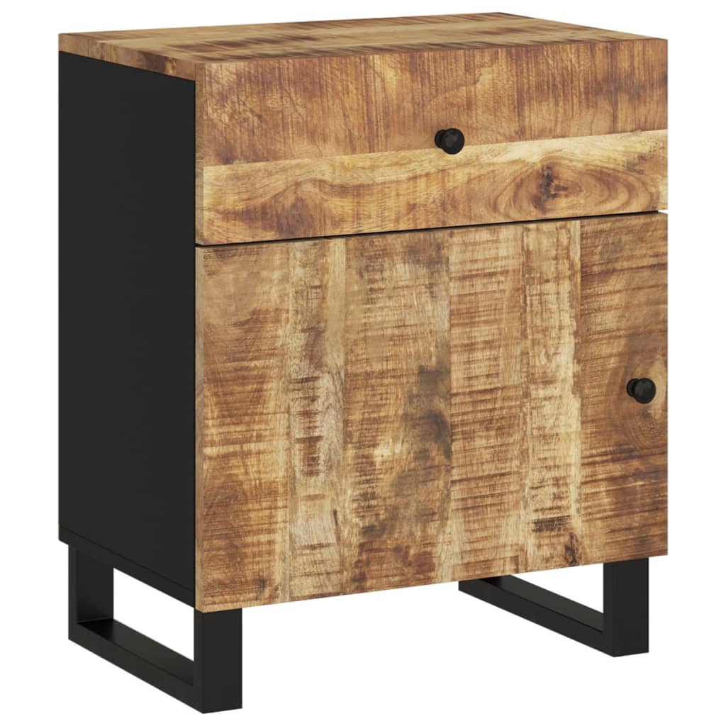 Table de Chevet en Bois de Manguier Hauteur 60 cm-La-Fabrique-Industrielle